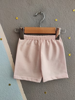 2057 - Sweet Home Baskılı Kız Bebek Takım- Pembe