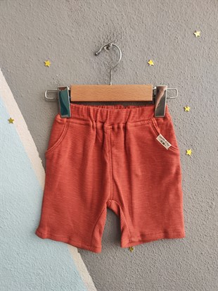 2110 - Love Daddy Baskılı  Erkek Bebek Takımı - Turkuaz - Kiremit