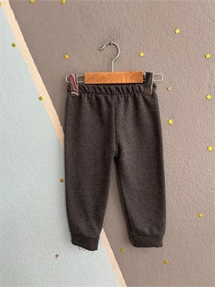 2165 - Araba Baskılı Erkek Bebek Takımı - Füme