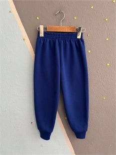 2167 - Baskılı Kışlık Erkek Çocuk Takımı - Saks