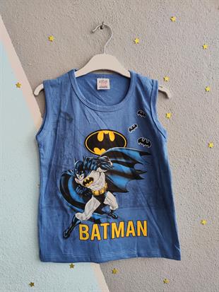 1466 - Batman Baskılı Sıfır Kollu Erkek Takım- Saks
