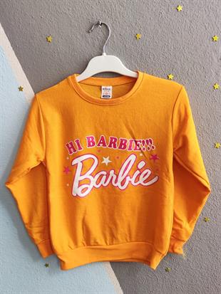 Hi Barbie Baskılı Kız Takım - Sarı