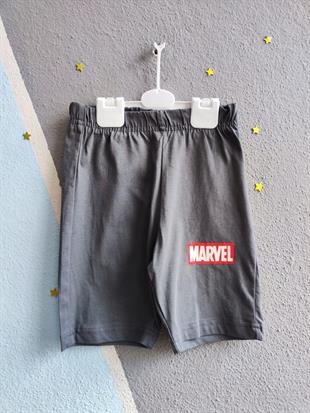 Marvel Baskılı Marka Erkek Takım - Füme