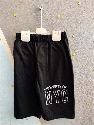 Nyc Baskılı Kısa Kollu Erkek Takım - Haki