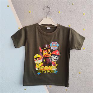Paw Patrol Baskılı Erkek Takım- Haki