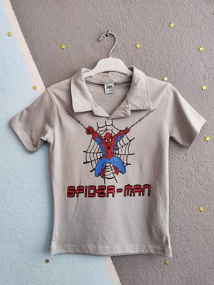 Spiderman Baskılı Marka Erkek Takım - Gri