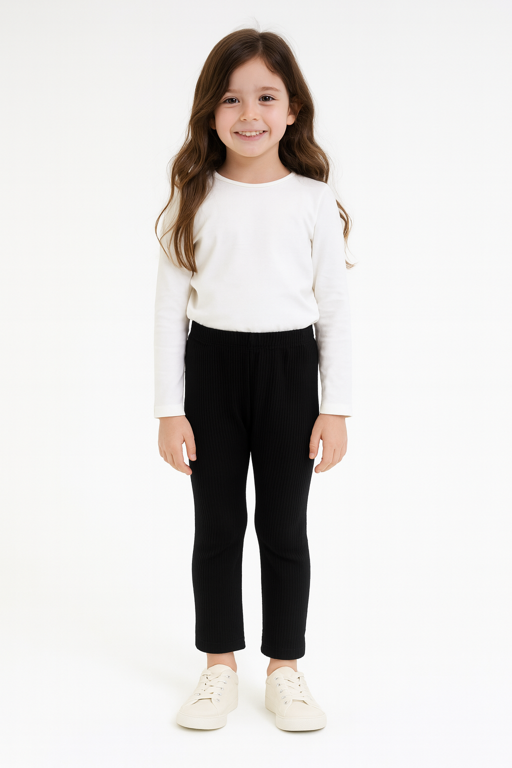 1240 - Fitilli Unisex Tayt- Siyah