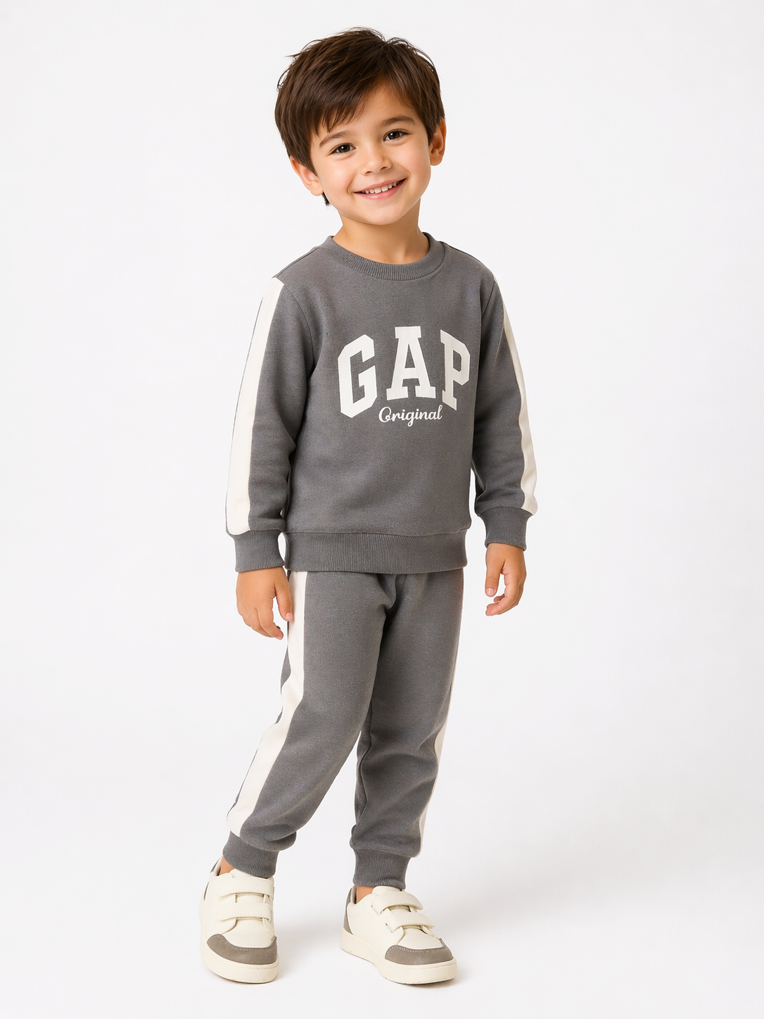 1986 - Original Baskılı Unisex Çocuk Takım - Füme