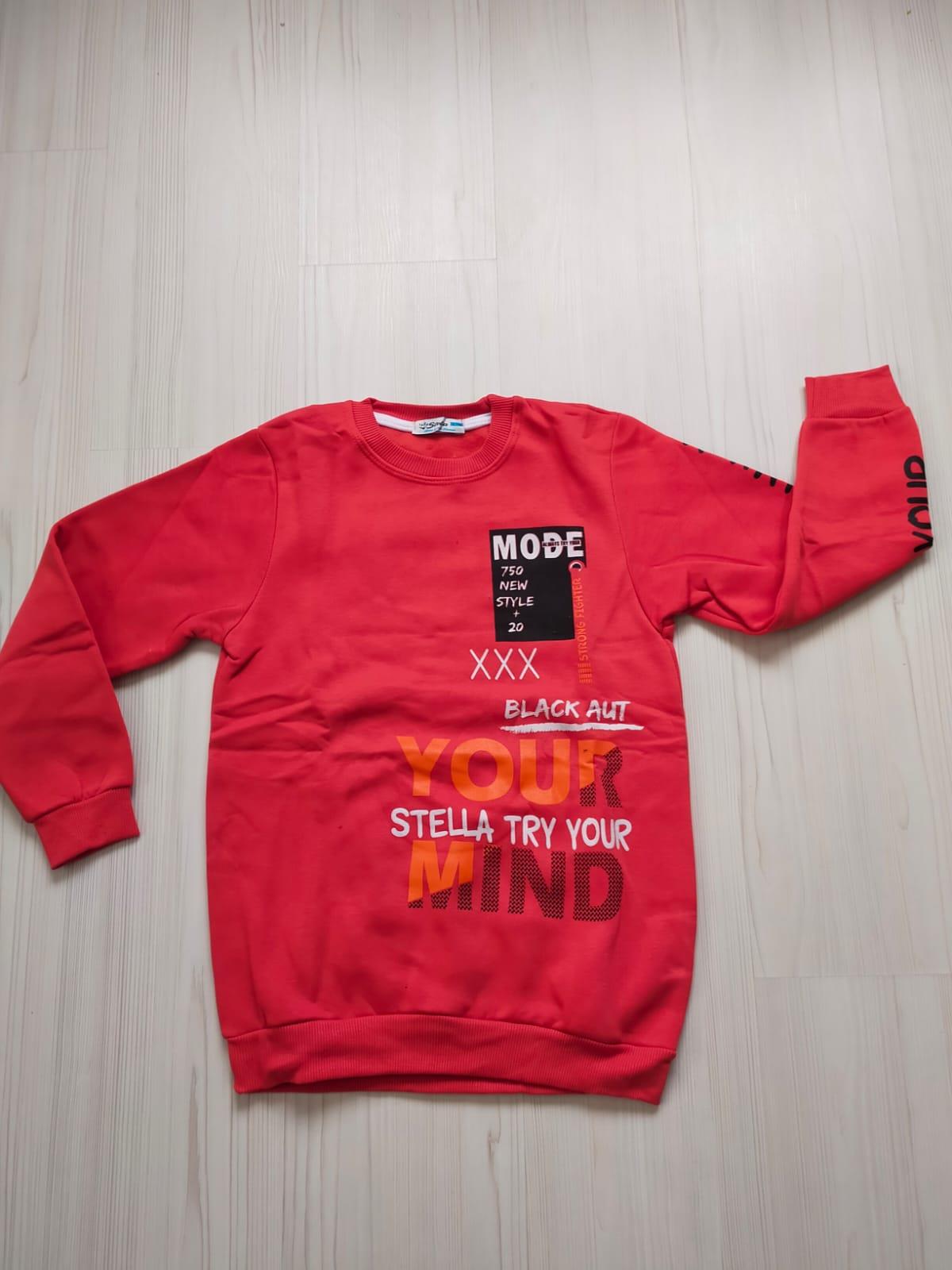Mode desen k l k erkek sweatshirt