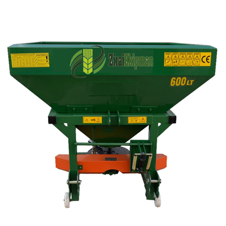 Gübre Serpme Makinesi Tek Diskli 600 Lt