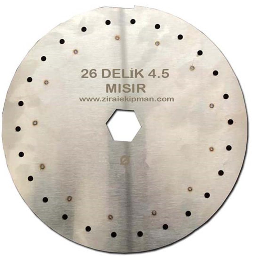 Özdöken Mısır Ekim Diski 26 Delik 4.5 mm