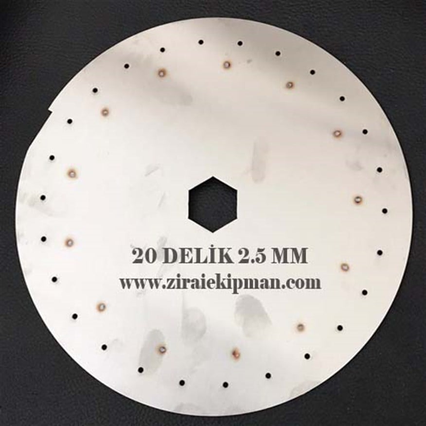 20 Delik 2.5 mm Havalı Mibzer Ekim Plakası