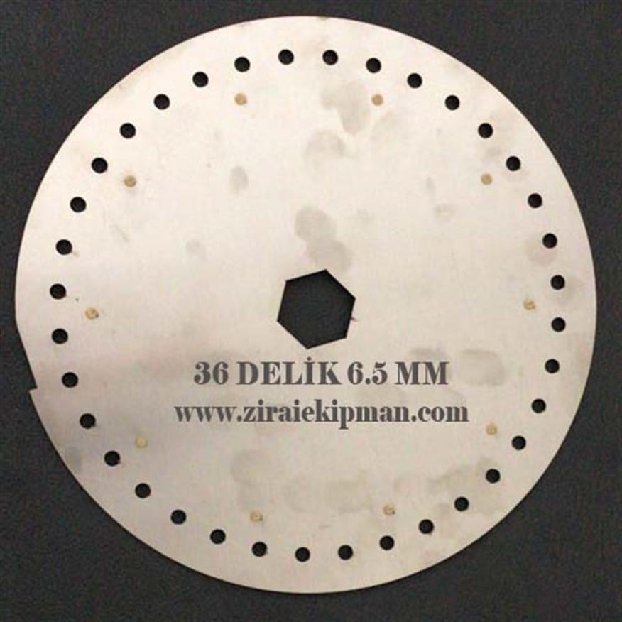 36 Delik 6.5 mm Nohut Ekim Plakası