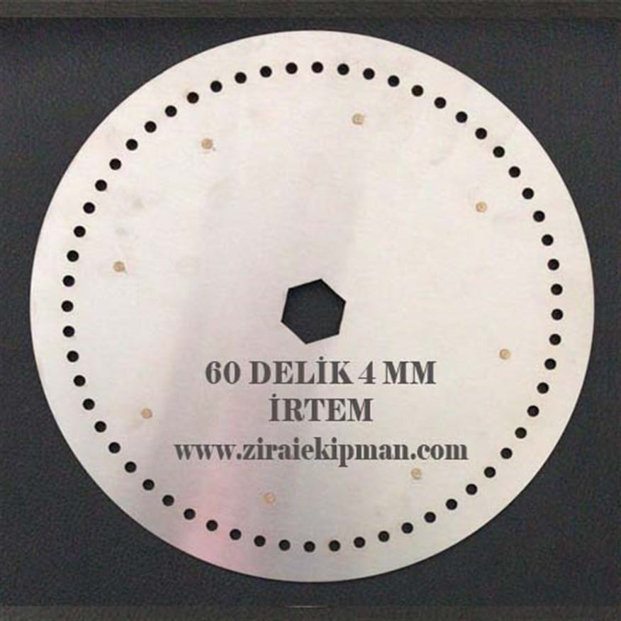 60 Delik 4 mm İrtem Ekim Diski