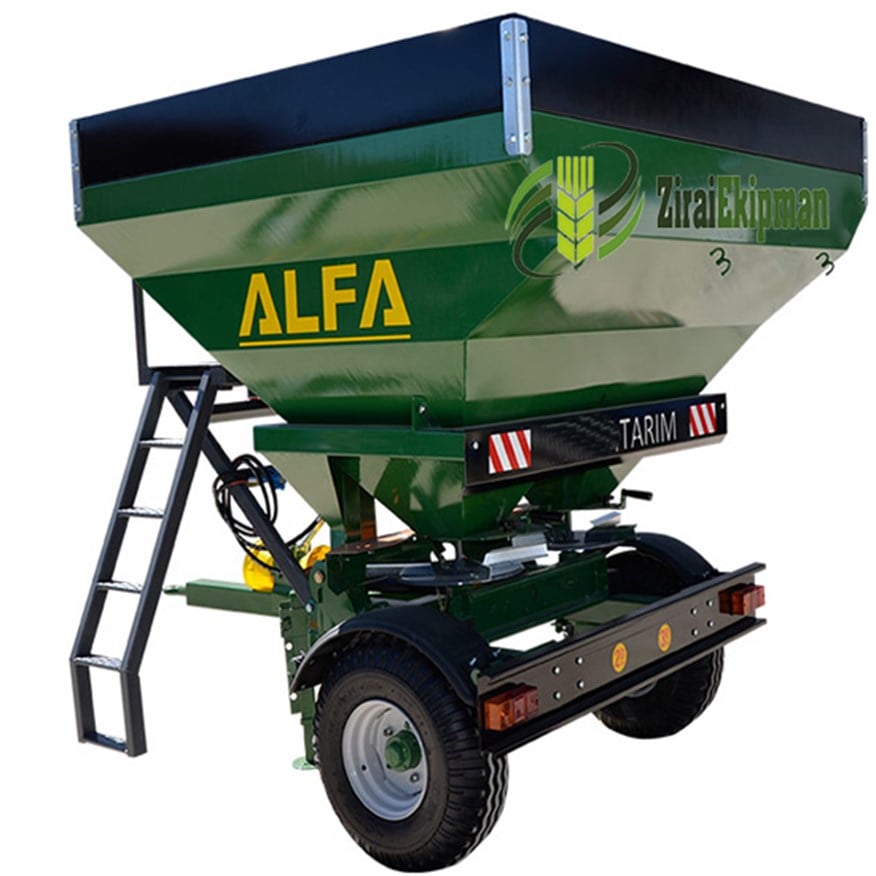Arabalı Gübre Serpme Makinesi 2000 Lt