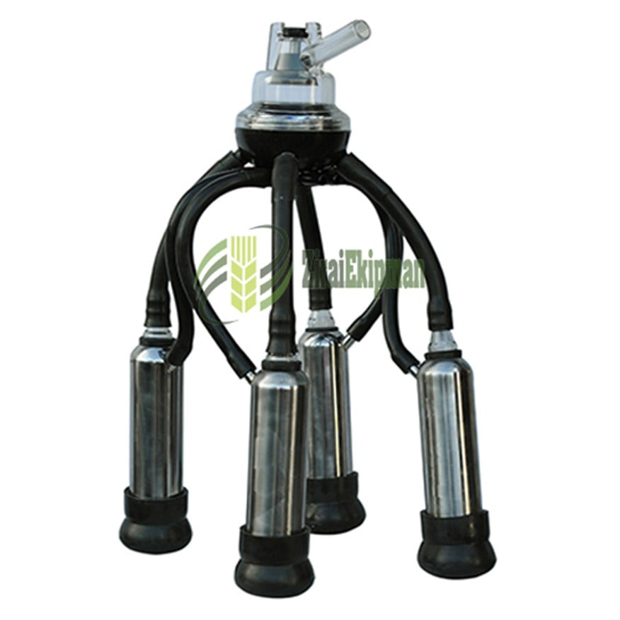 Süt Sağım Makinesi Sağım Başlığı 240 CC Krom