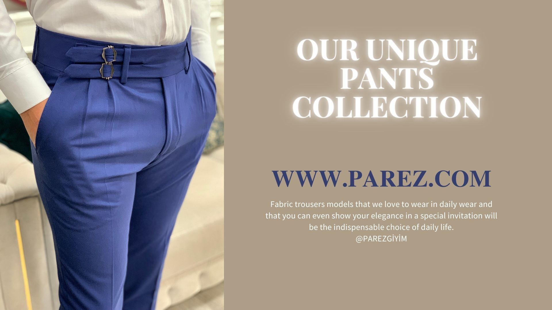 PAREZ CLASSIC FABRIC TROUSERS MODELS