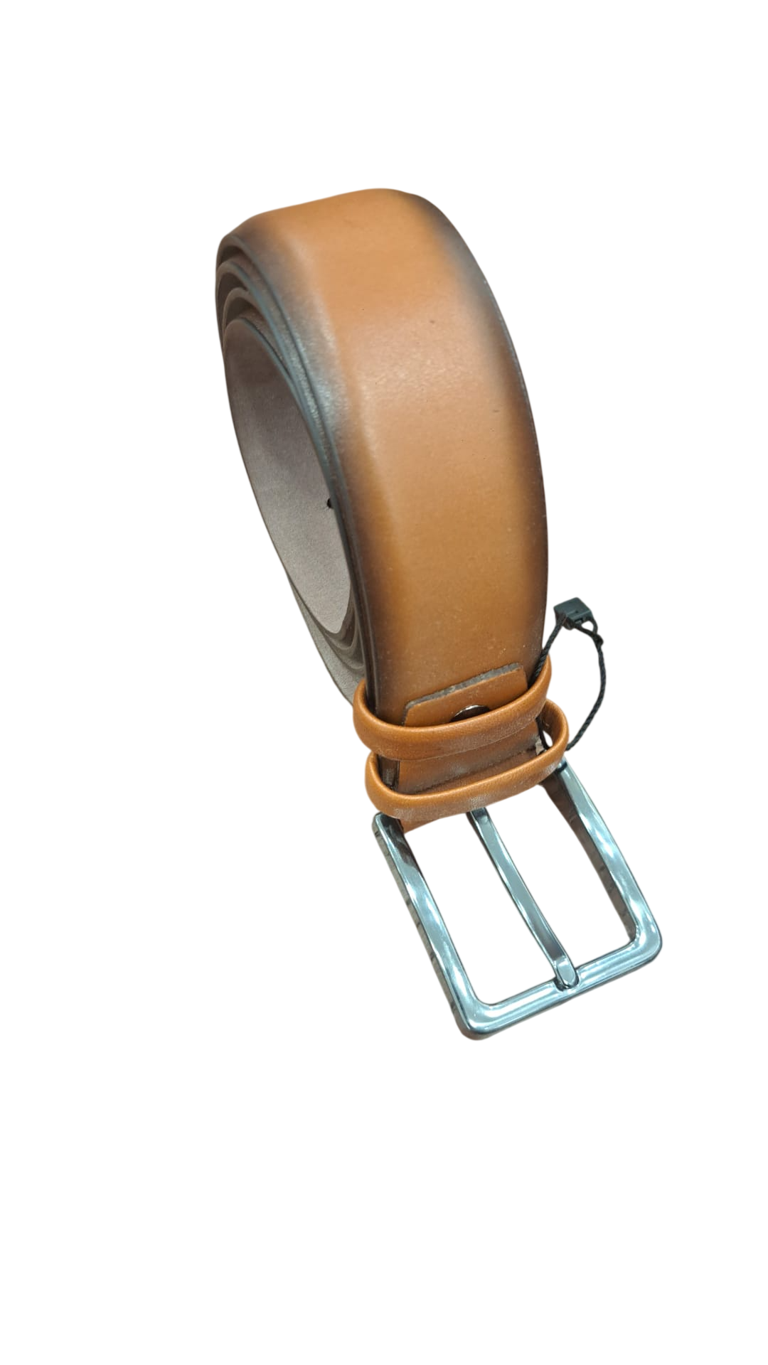 Erkek Klasik Hakiki Deri Kemer - Taba