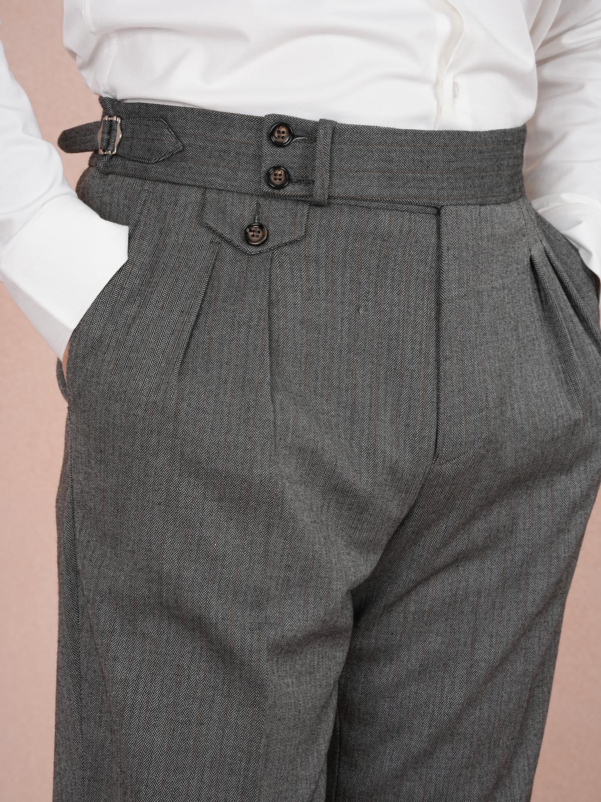 Premium Erkek  Kruvaze Takım Elbise Slim Fit İtalyan Stil Punto Dikişli Ceket Pantolon - Gri