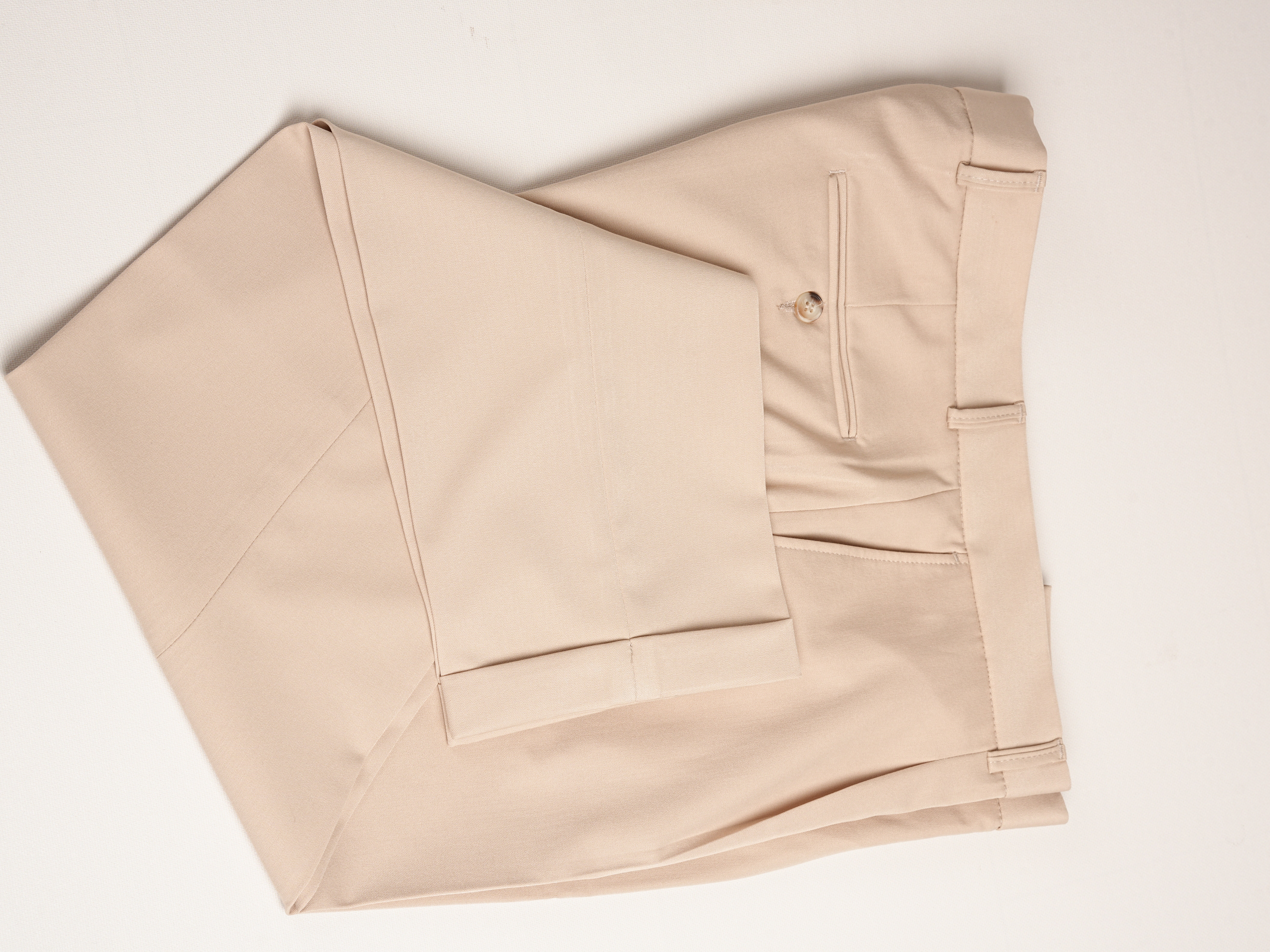 İtalyan Stil Regular Fit Pileli Yüksel Bel Erkek Pantolon - Bej
