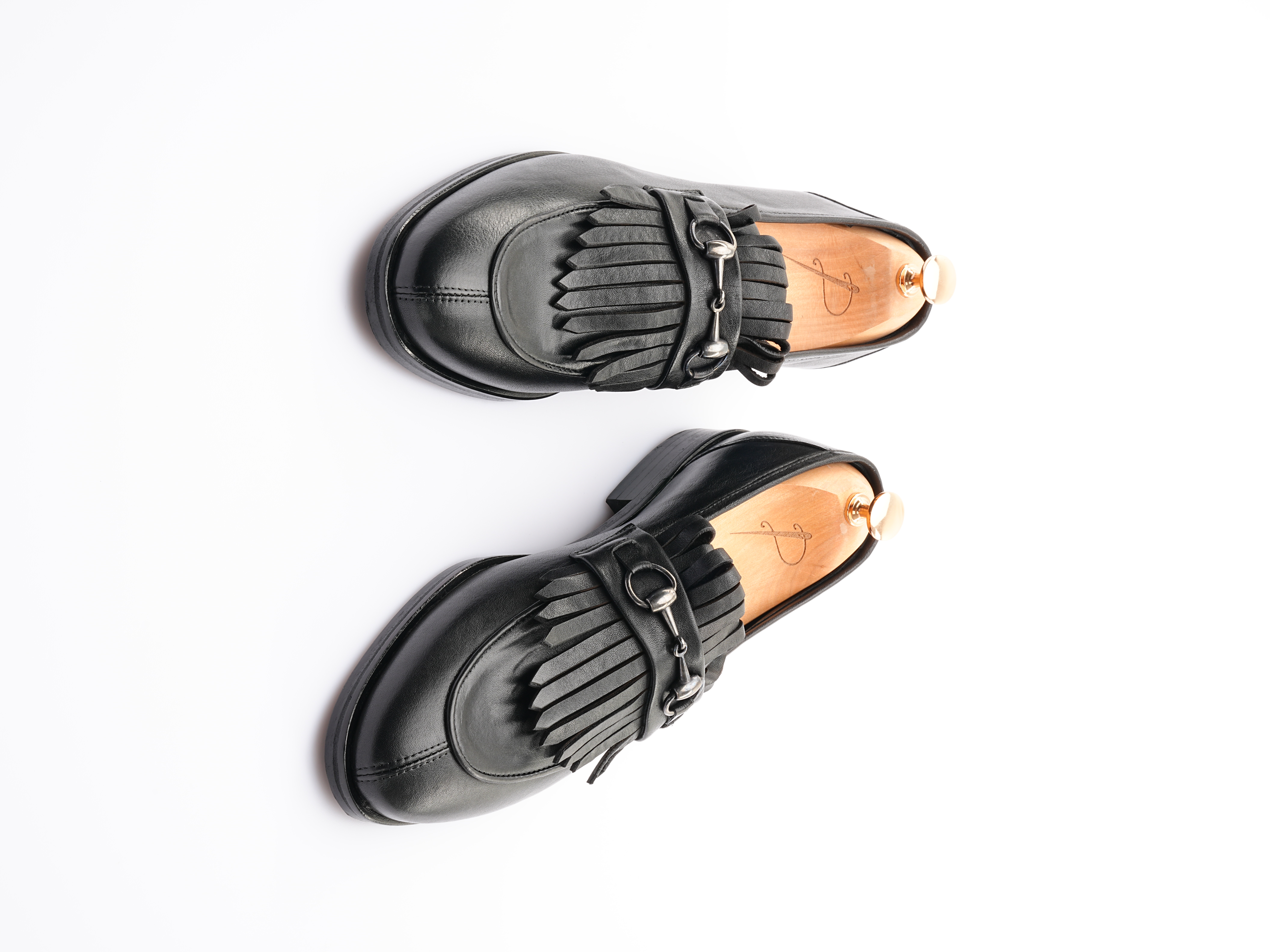 Erkek Premium Santo Deri Dana İç Astar Double Kösele Ayakkabı - Siyah