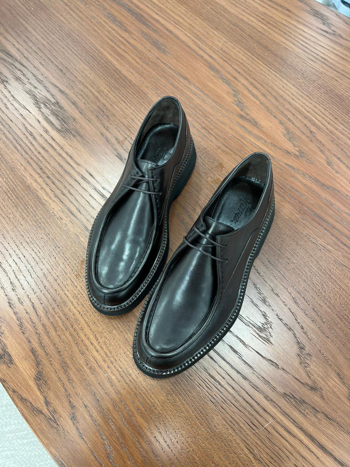 Erkek Premium Spiro Alkol Açma Deri 
Dana İç Astar 
Feta Eva Tabanlı Ayakkabı - Acı Kahve