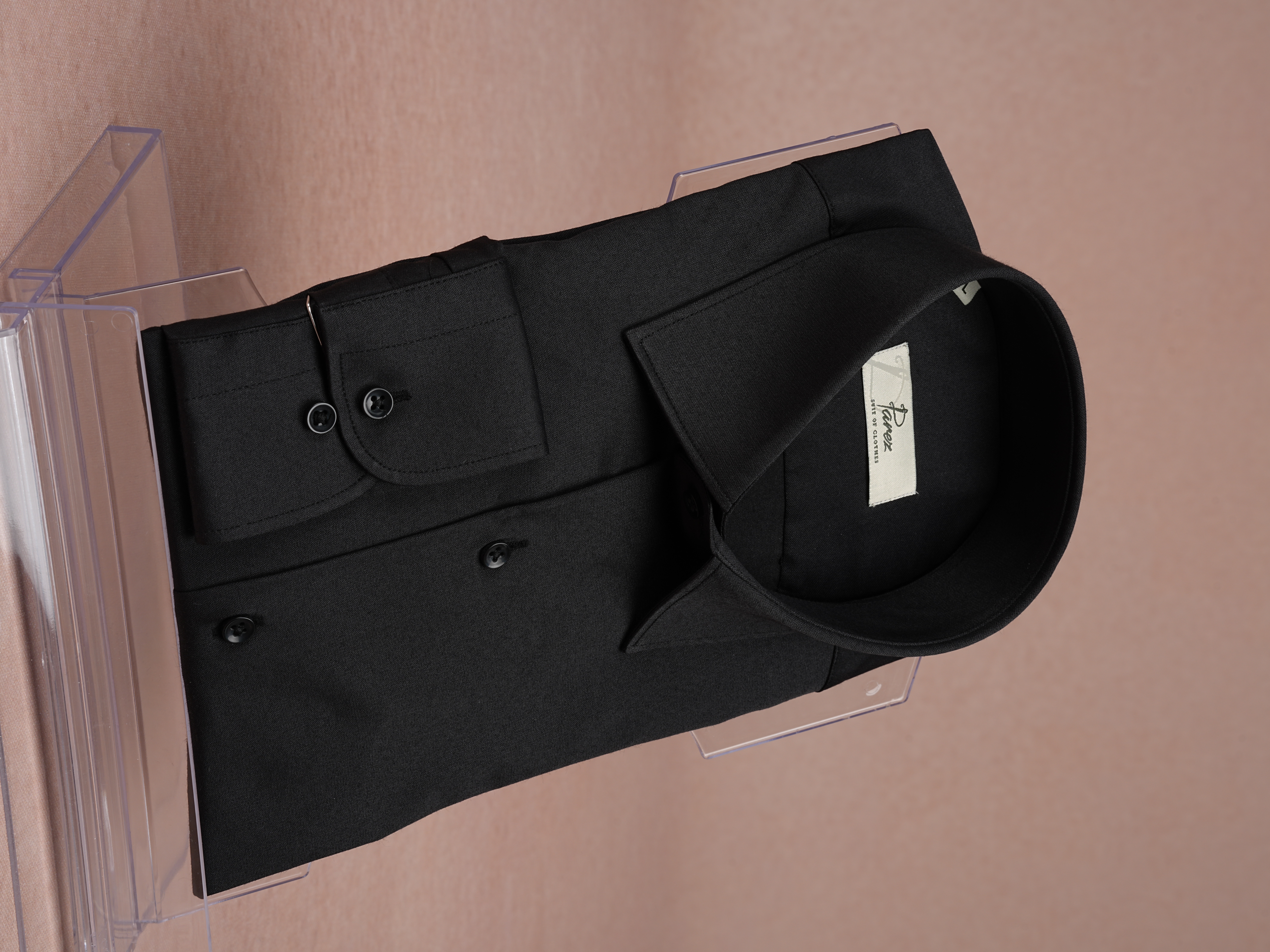 Premium Klasik Yaka Slim Fit Erkek Gömlek - Siyah
