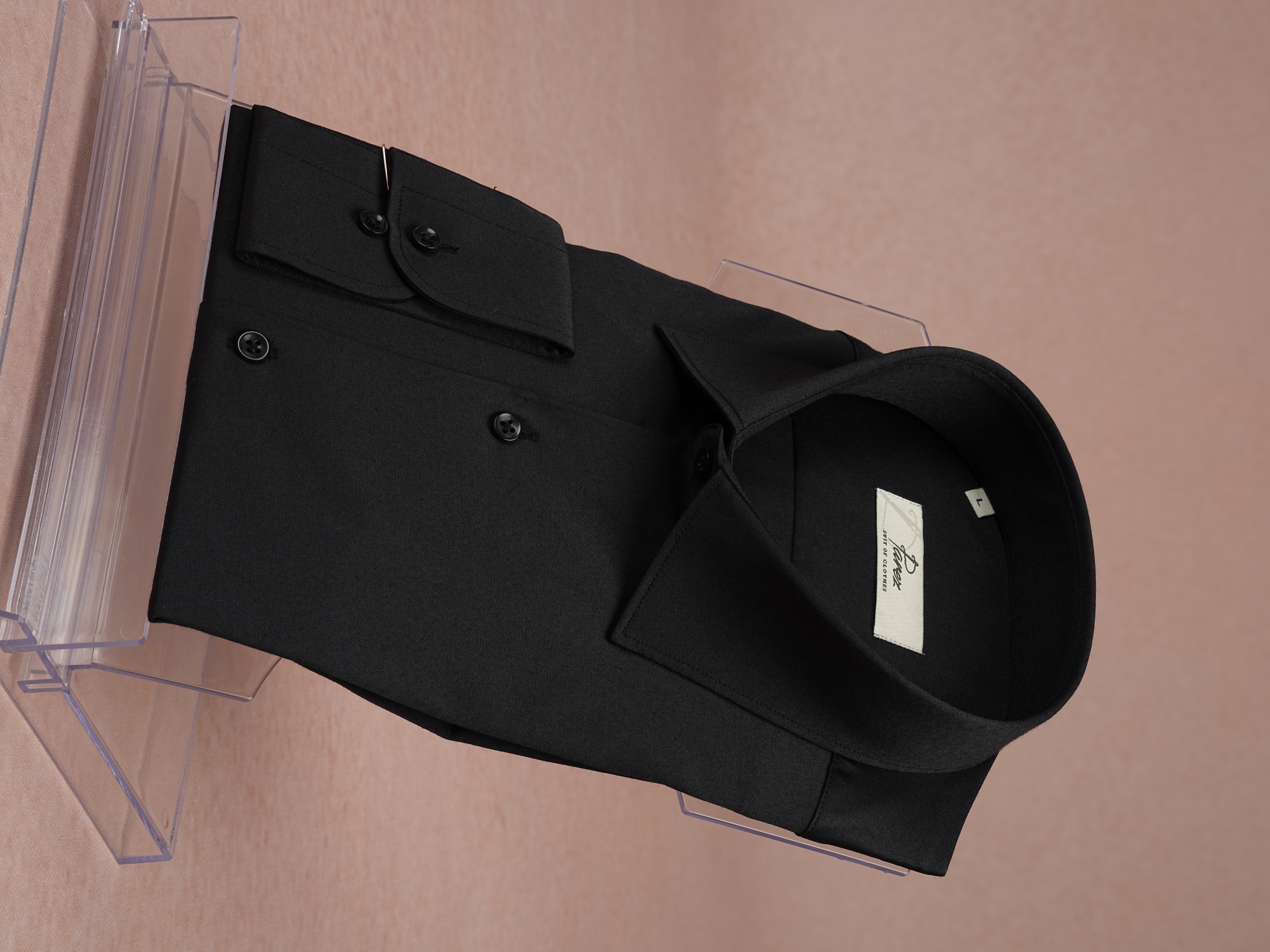 Premium Klasik Yaka Slim Fit Erkek Gömlek - Siyah