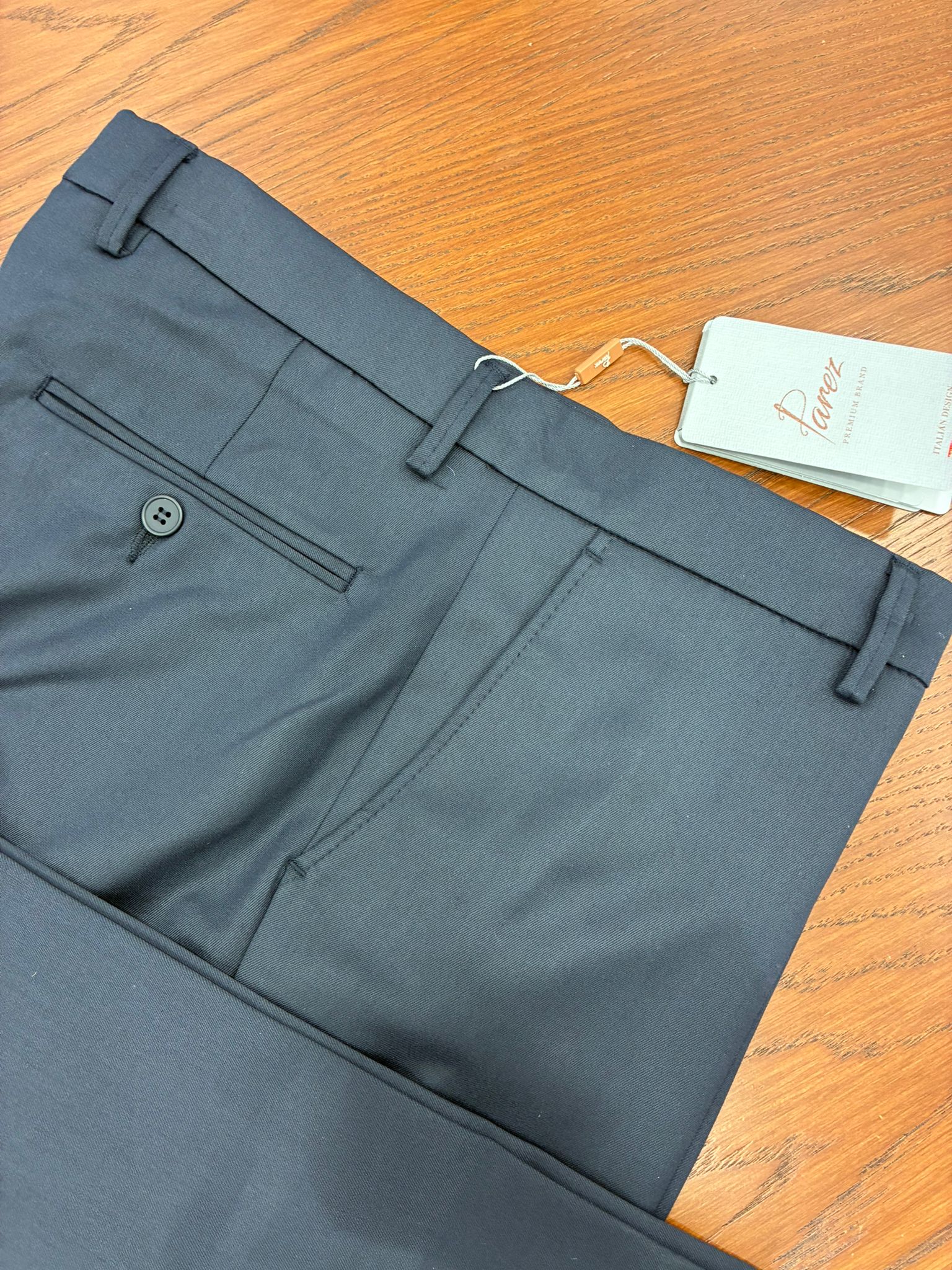 İtalyan Stil Slim Fit Klasik Erkek Pantolon - Koyu Lacivert