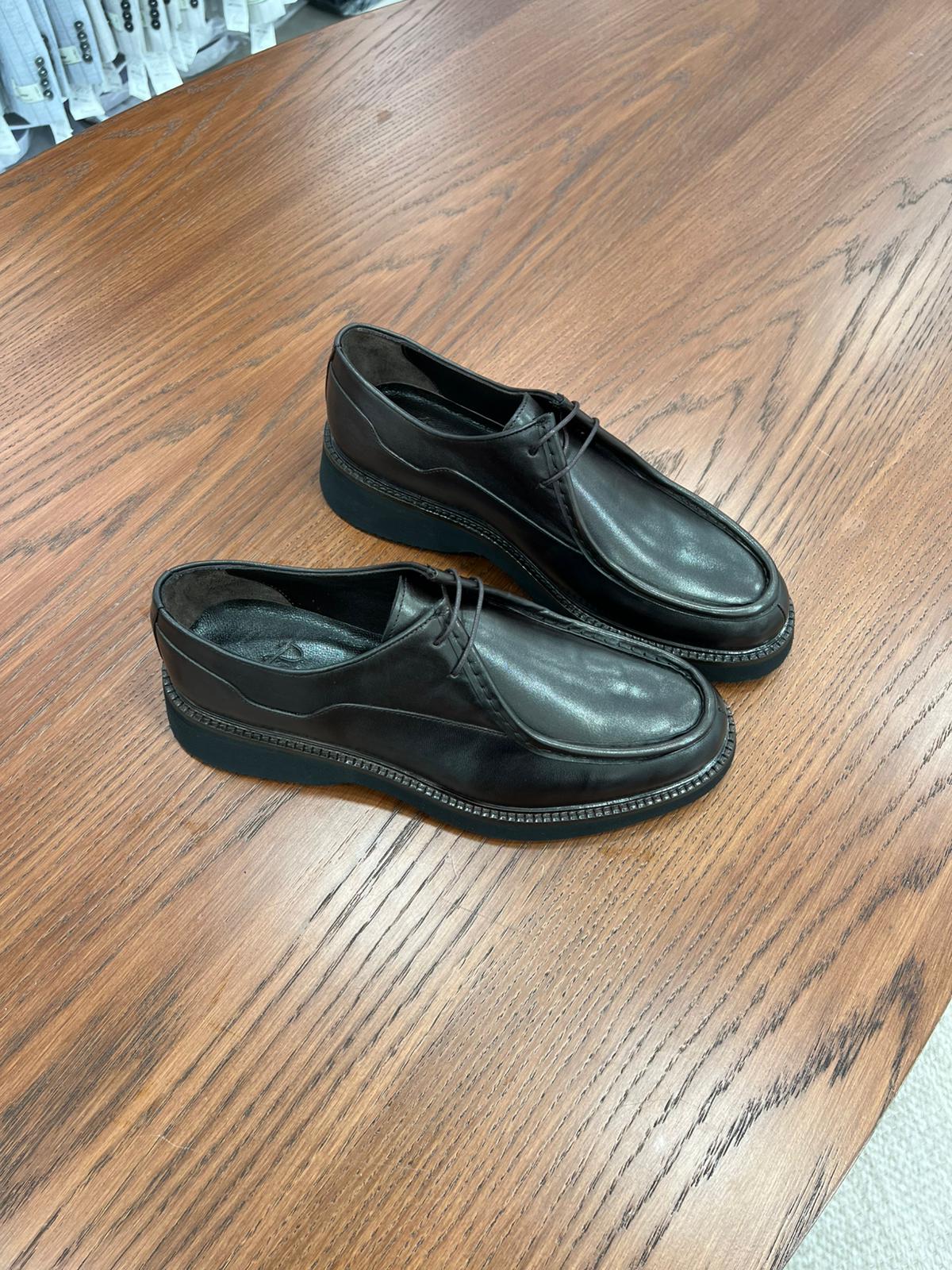 Erkek Premium Spiro Alkol Açma Deri 
Dana İç Astar 
Feta Eva Tabanlı Ayakkabı - Acı Kahve