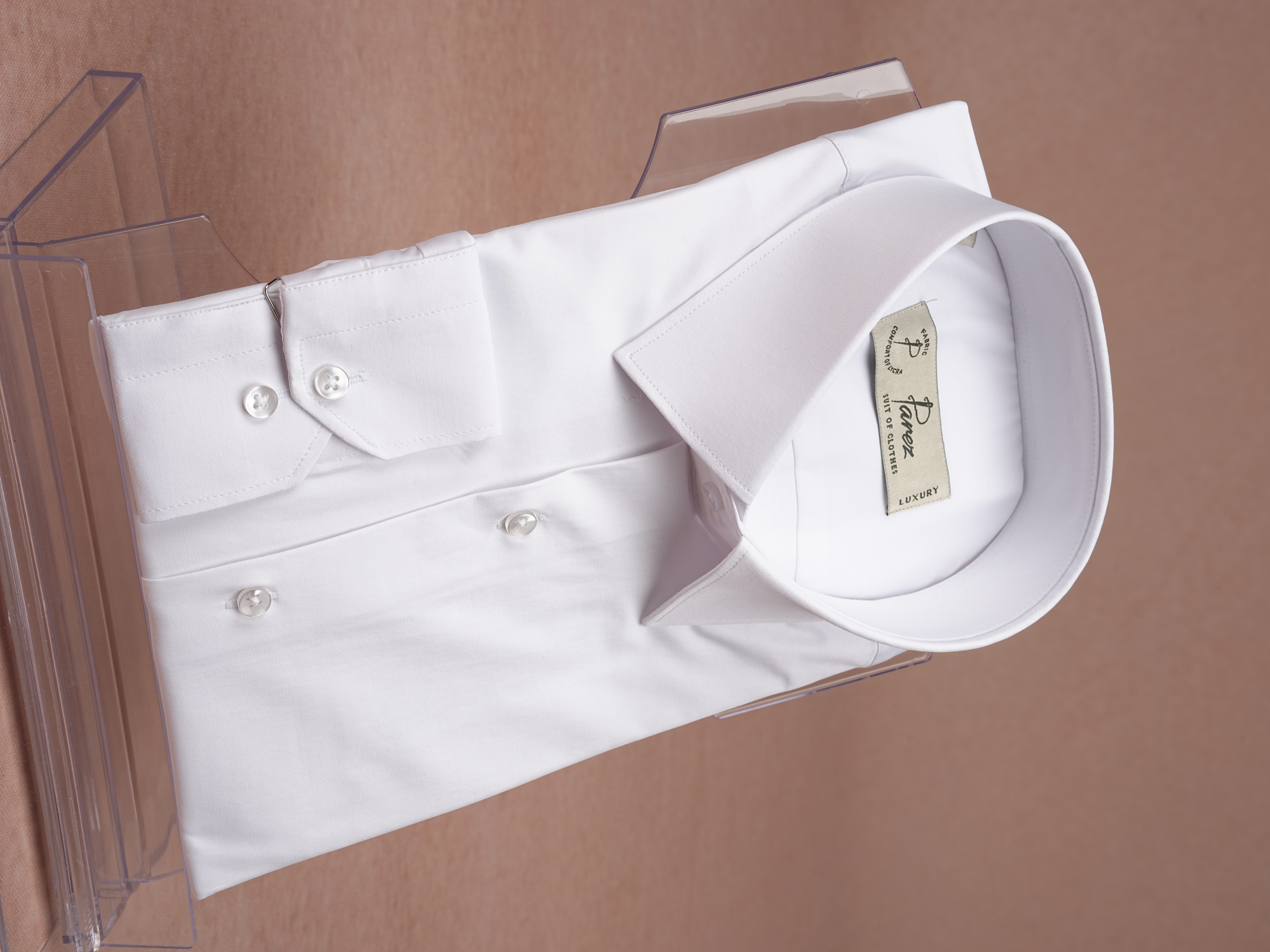Premium Classic Collar Slim Fit Mens Shirt - White