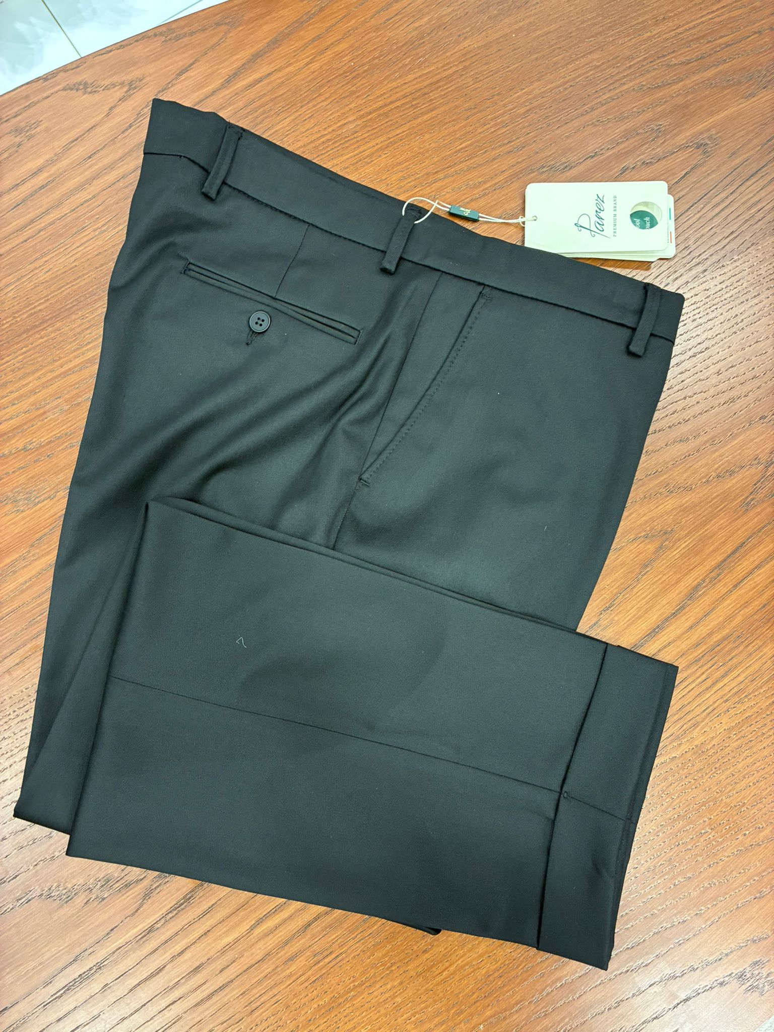 İtalyan Stil Slim Fit Klasik Erkek Pantolon - Siyah