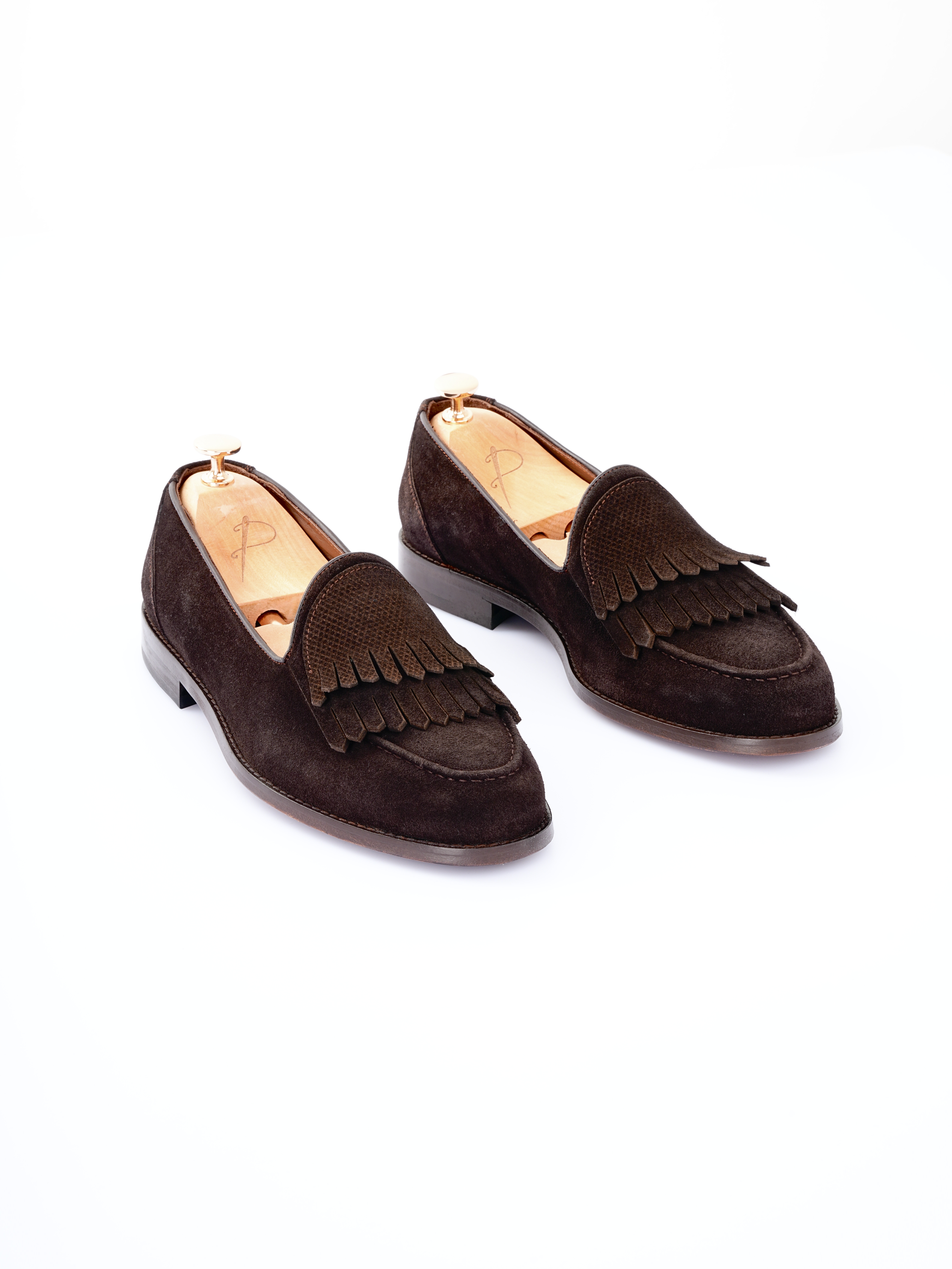 Metis süet deri
Dana astar 
Double kösele
Özel el boyama kösele rengi Ayakkabı - Acı Kahve