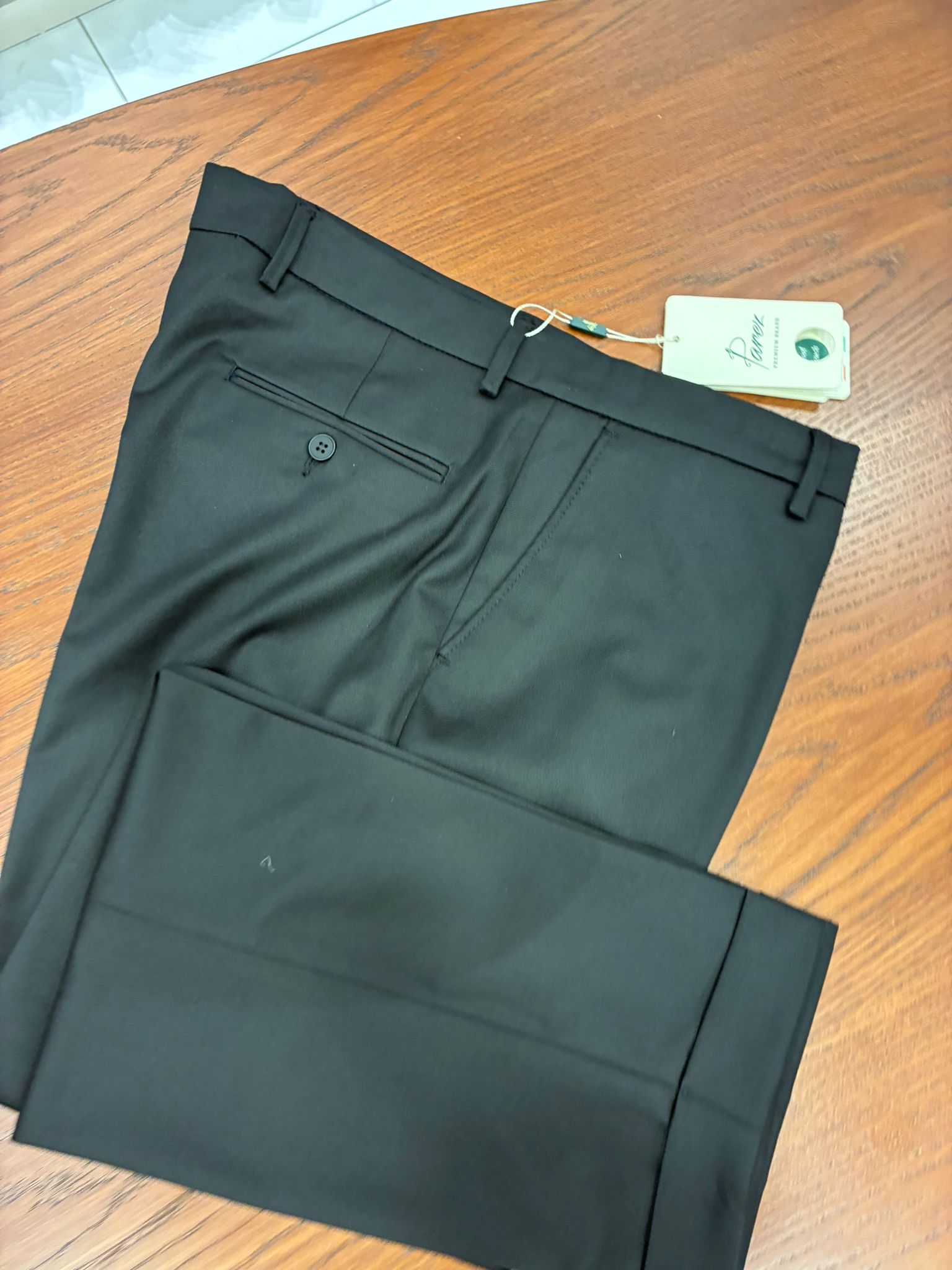 İtalyan Stil Slim Fit Klasik Erkek Pantolon - Siyah