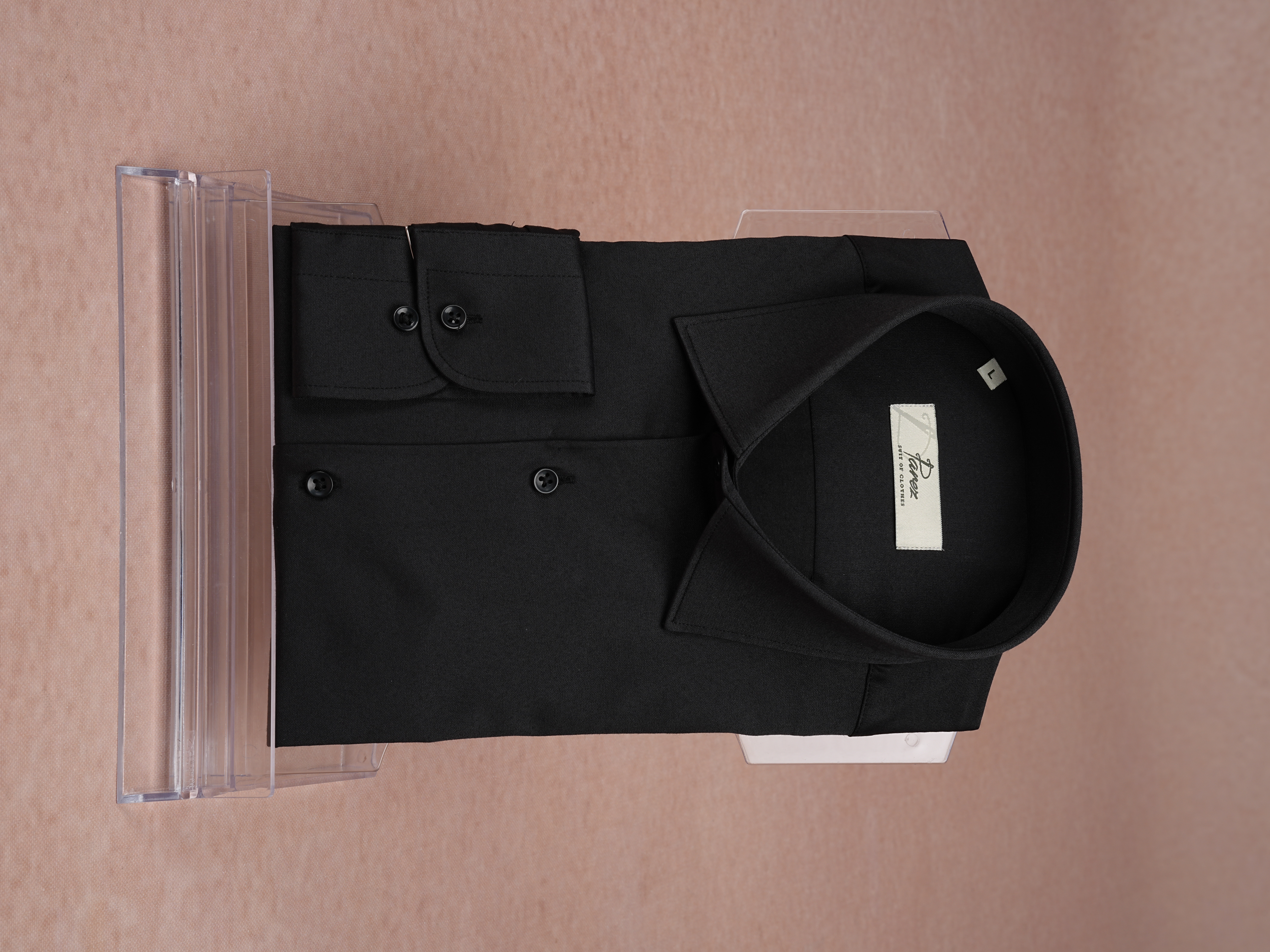 Premium Klasik Yaka Slim Fit Erkek Gömlek - Siyah
