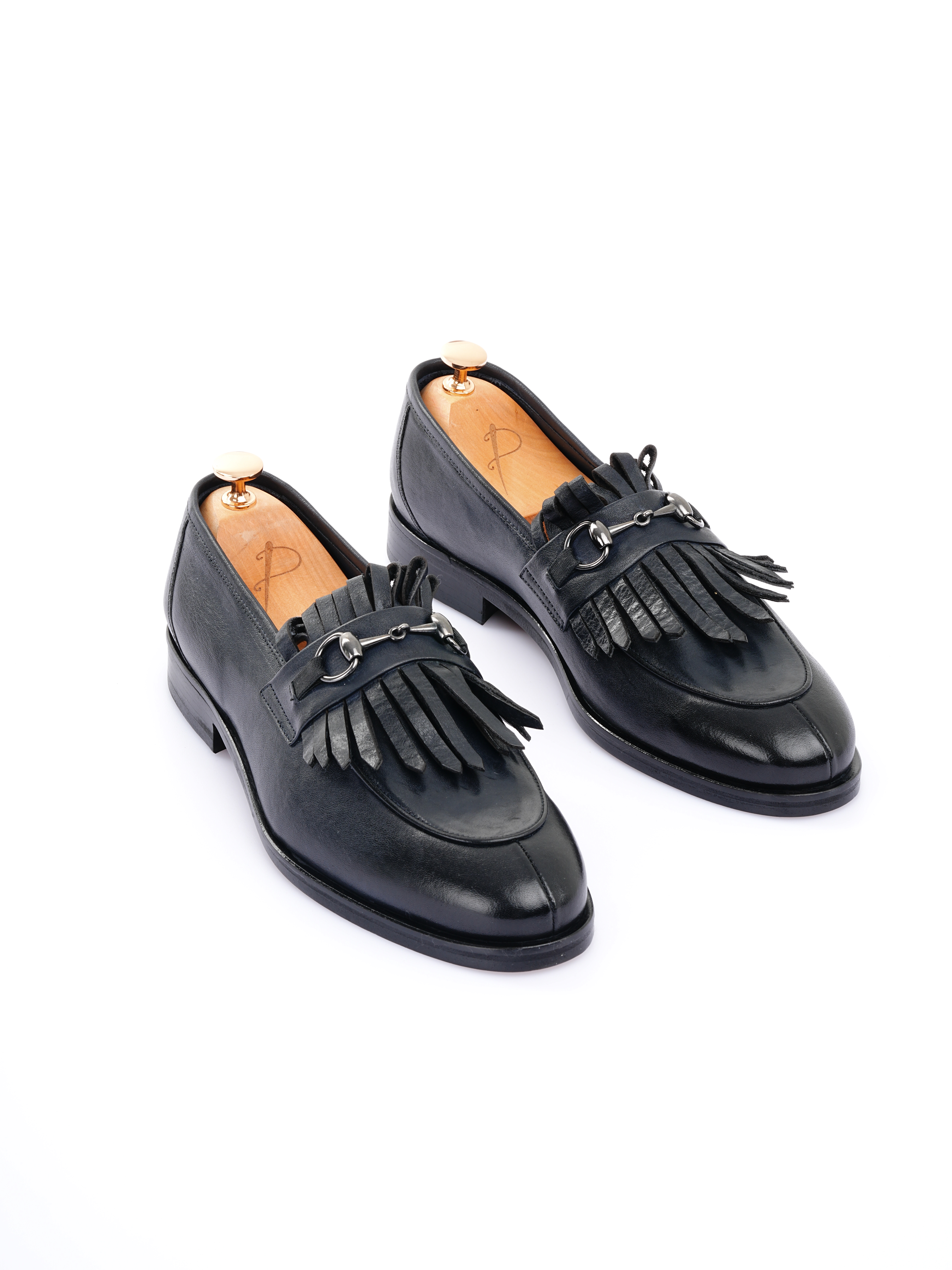 Erkek Premium Santo Deri Dana İç Astar Double Kösele Ayakkabı - Lacivert