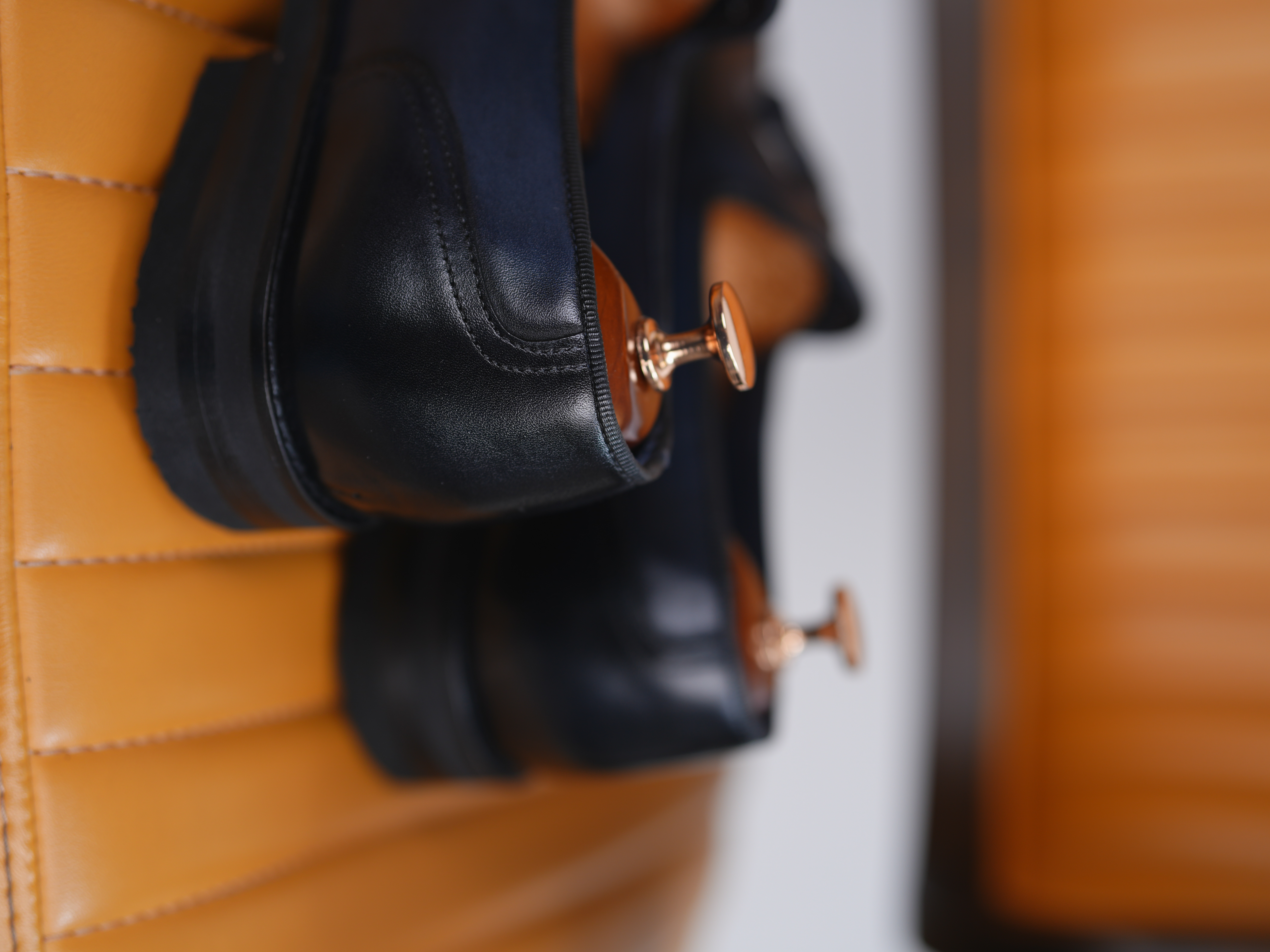 Erkek Premium Spiro Alkol Açma Deri Dana İç Astar Özel Hafif Eva Tabanlı Corcik Ayakkabı - Lacivert