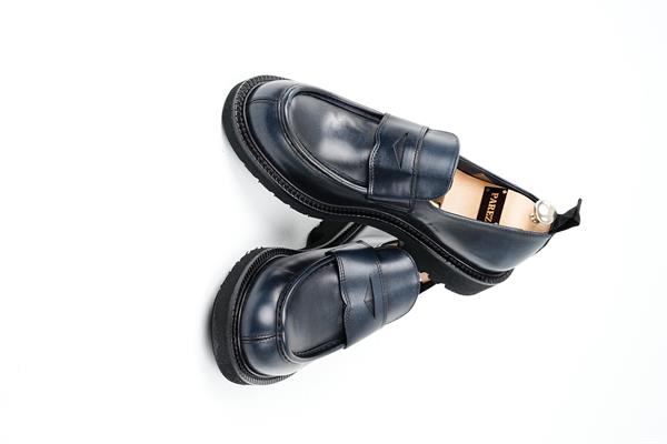 Erkek Premium Spiro Alkol Açma Deri Dana İç Astar 
Özel Hafif Eva Tabanlı Ayakkabı - Lacivert