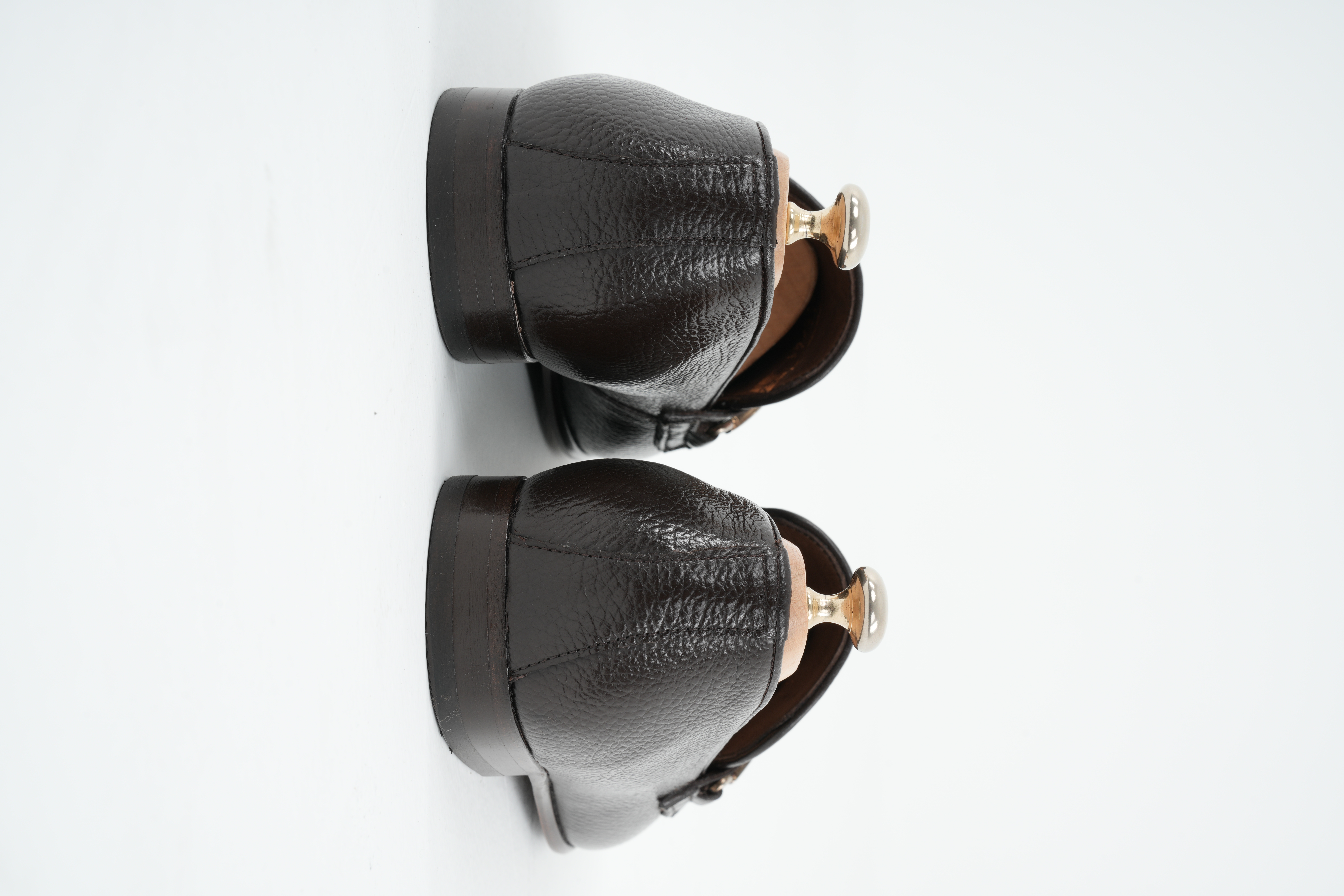 Floter Deri 
Dana İç Astar 
Köseli Tabanlı Ayakkabi - Acı Kahve