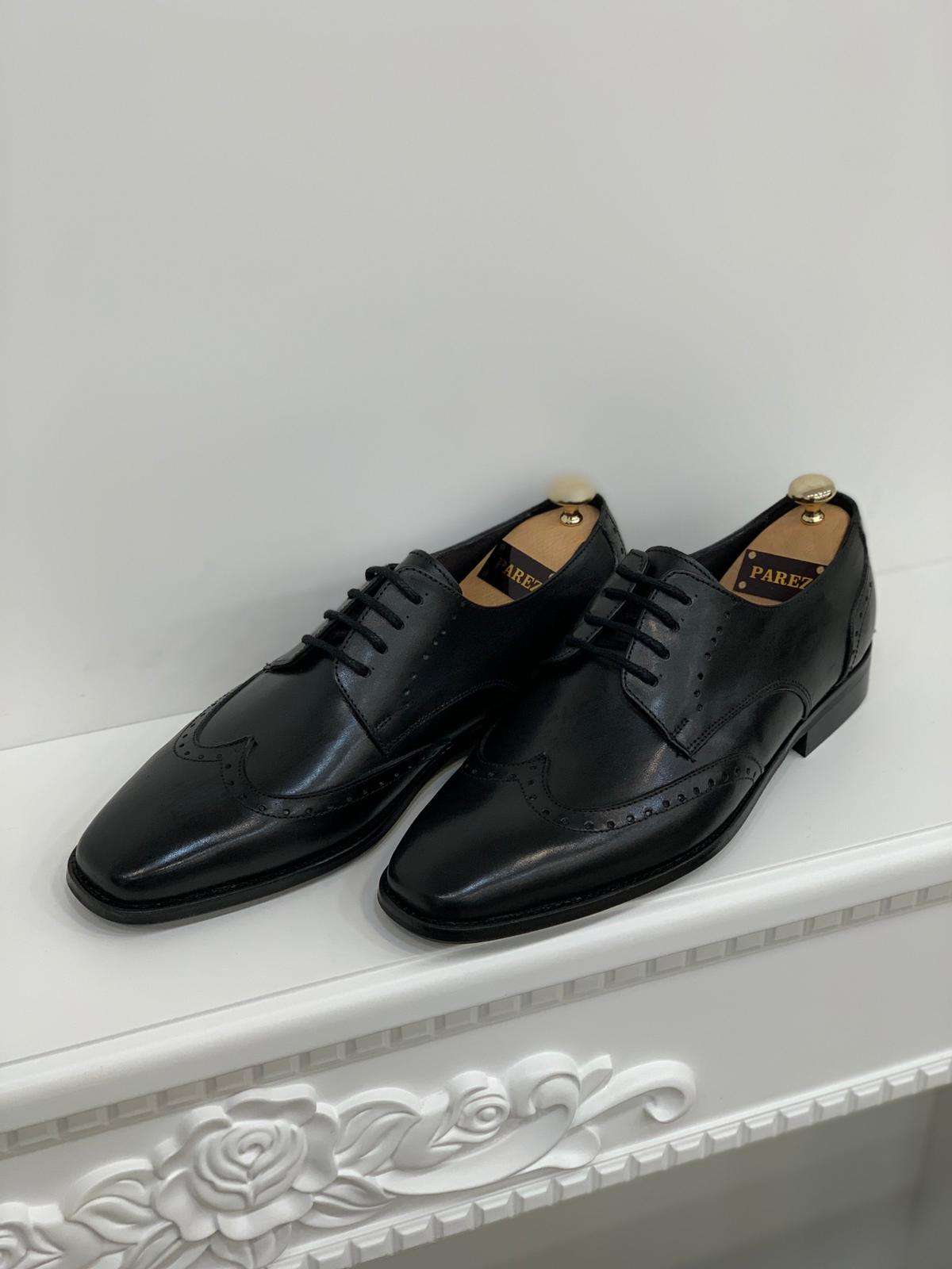 Bağcıklı Klasik Ayakkabı - Siyah