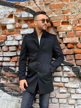 Hakim Yaka Kaşe - Siyah
