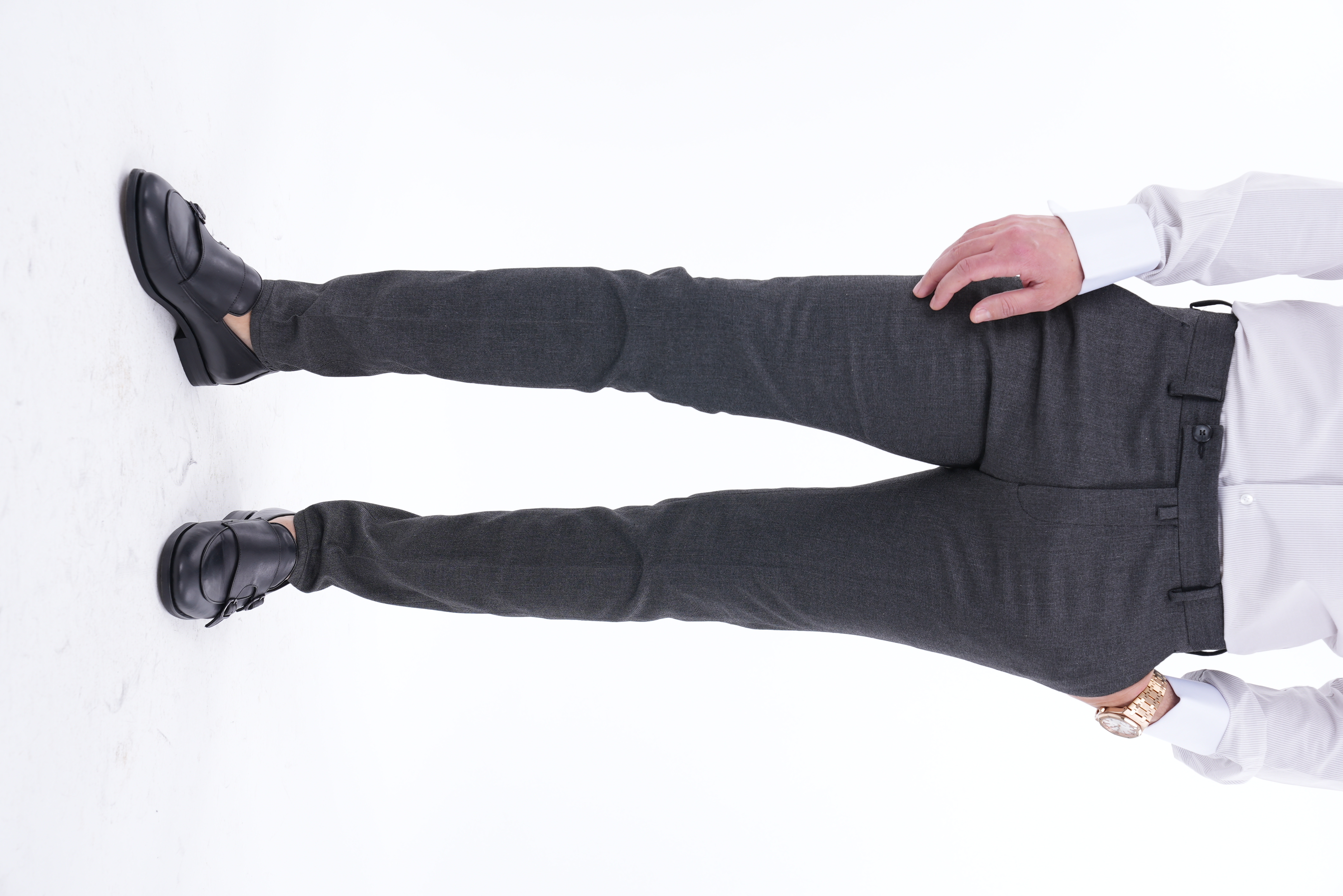 İtalyan Stil Slim Fit Pantolon - Antrasit