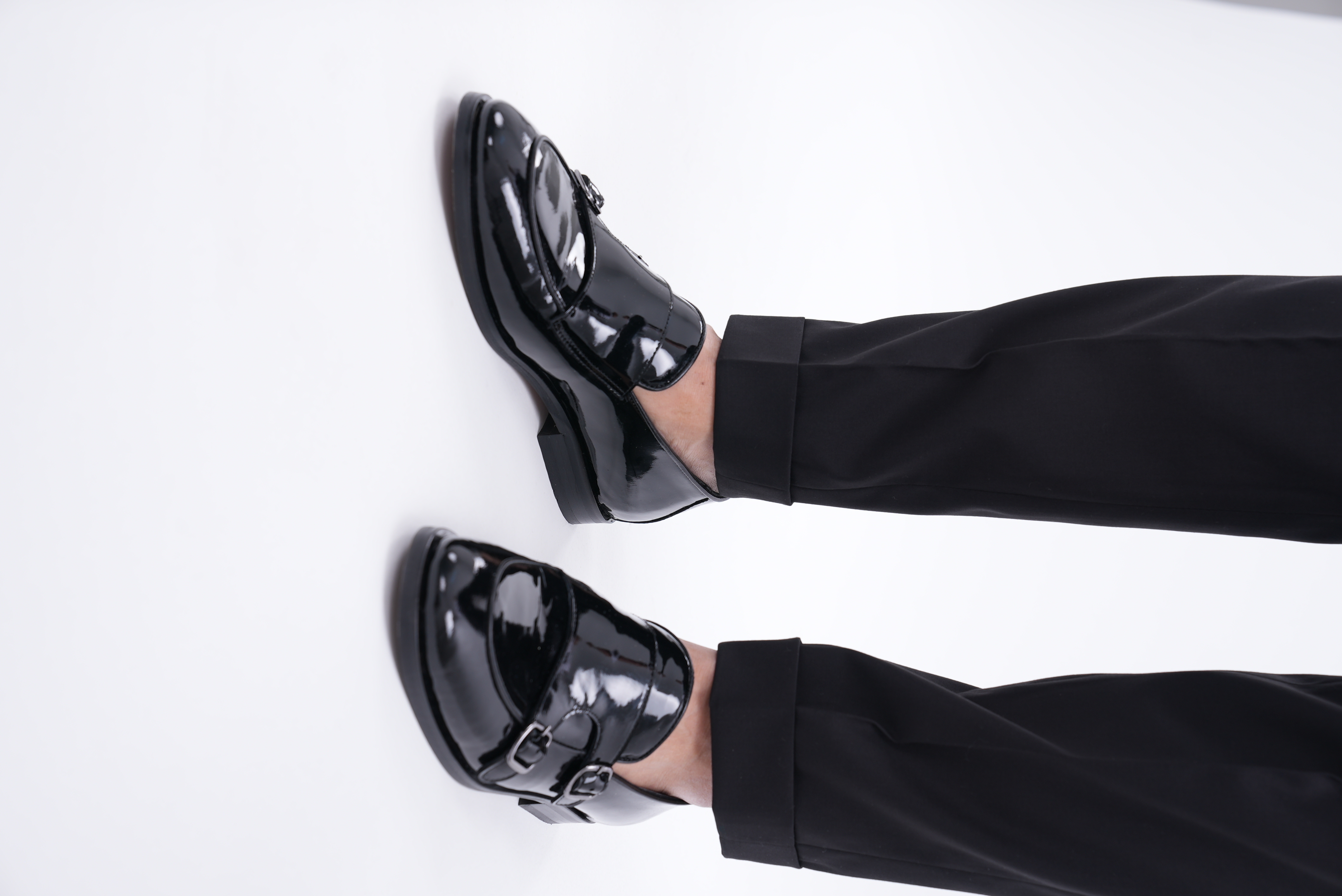 Tokalı Ayakkabı-Siyah Rugan