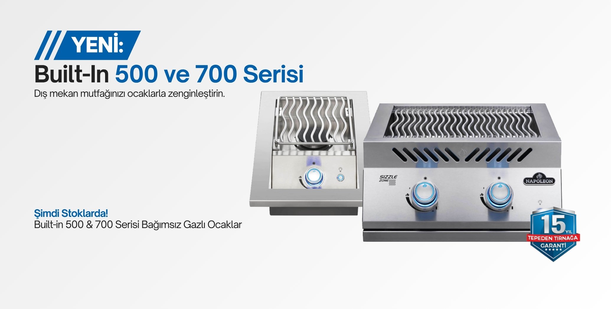Napoleon Built-In 500 ve 700 Serisi Gazlı Ocaklar