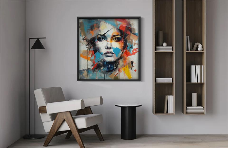 Ahşap Traverten Dokulu Tablo İstanbul 225