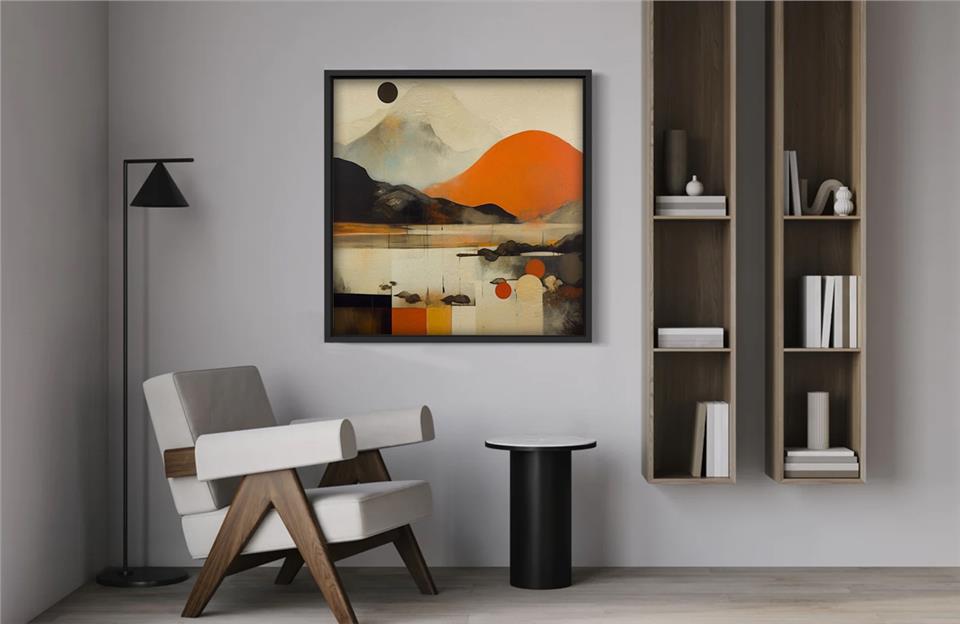 Ahşap Traverten Dokulu Tablo Nature 288