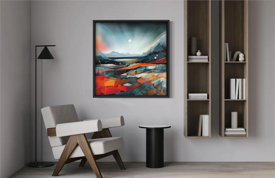 Ahşap Traverten Dokulu Tablo Nature 286