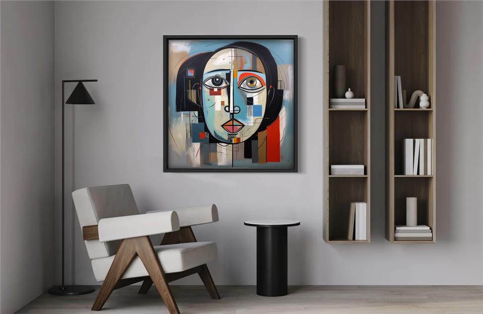 Ahşap Traverten Dokulu Tablo Ophelia 304
