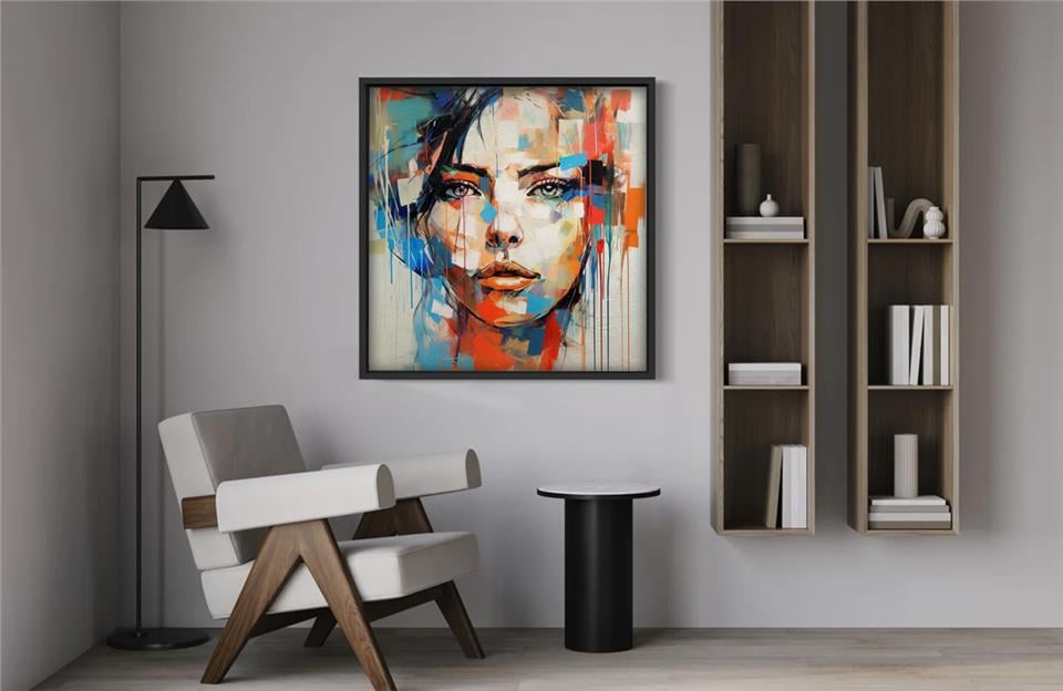 Ahşap Traverten Dokulu Tablo Roma 226
