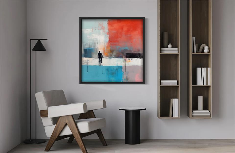 Ahşap Yağlı Boya Dokulu Tablo King 431